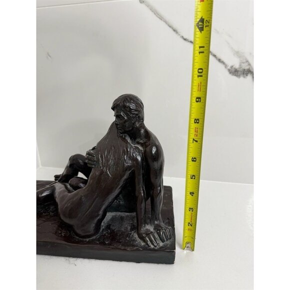 Sculpture Embracing Figures Rodin Ceramic Classic Medium Statue - Picture 8 of 9